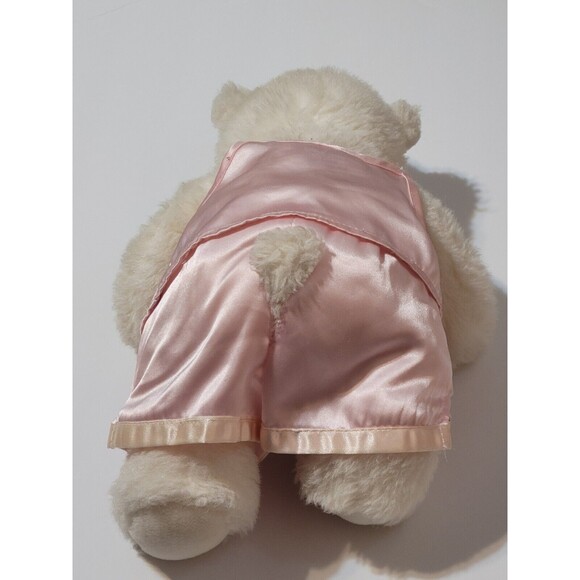 Build-A-Bear White Teddy Bear With Authentic Pink Outfit Plush 13" Stuffed Toy - Picture 4 of 12